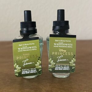 X2 Bath & Body Works DISNEY TIANA Wallflowers scent Refills NEW